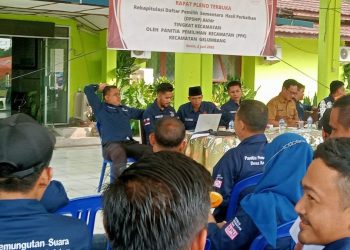 Hasil Rapat Pleno Terbuka PPK Gelumbang Jelang Hadapi Pemilu 2024