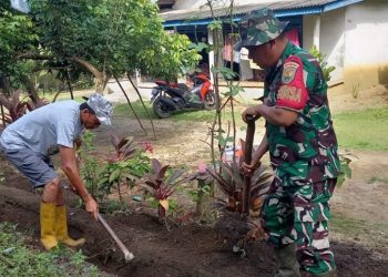 Desa Pajar Indah Gunung Megang Jadi Pusat Gotong Royong