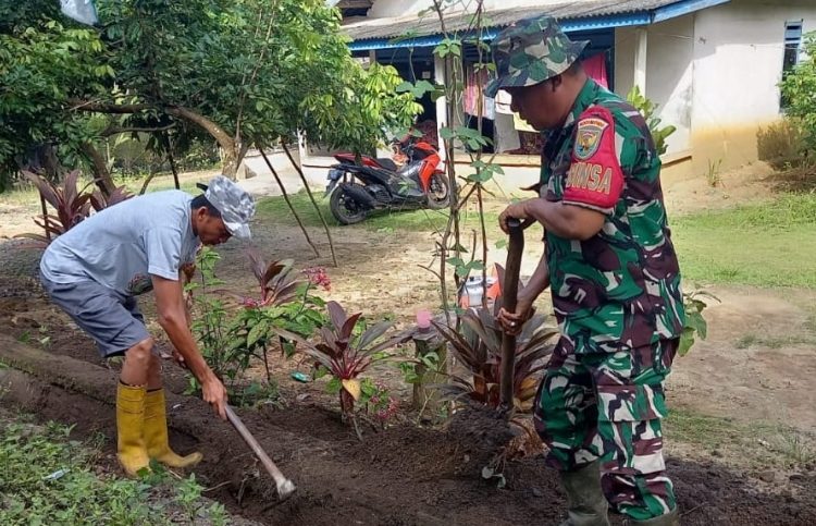 Desa Pajar Indah Gunung Megang Jadi Pusat Gotong Royong