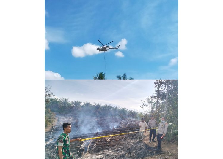 Karhutla Terjadi di Wilayah Hukum Polsek Gunung Megang