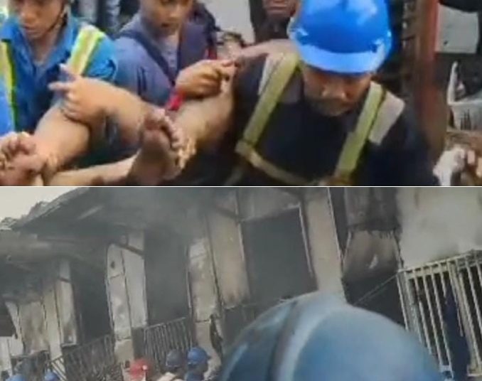 Mess GPEC Blok 11 PLTU Sumsel 1 Rambang Niru Terbakar, 1 Korban Dilarikan ke Rumah Sakit