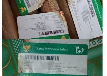 Kartu Indonesia Sehat Diduga Dibakar Oknum Sekdes, Beredar di Grup WA Info Muara Enim