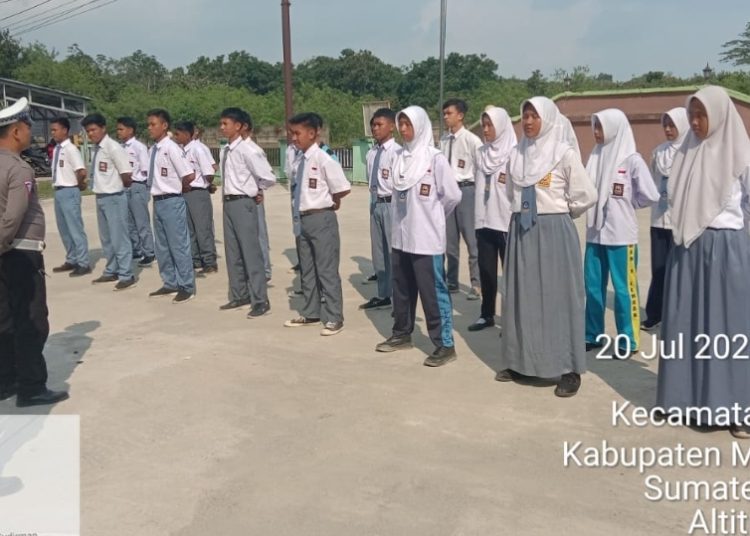 Operasi Patuh Musi 2023 Polsek Lembak Berikan Penyuluhan Kepada Pelajar