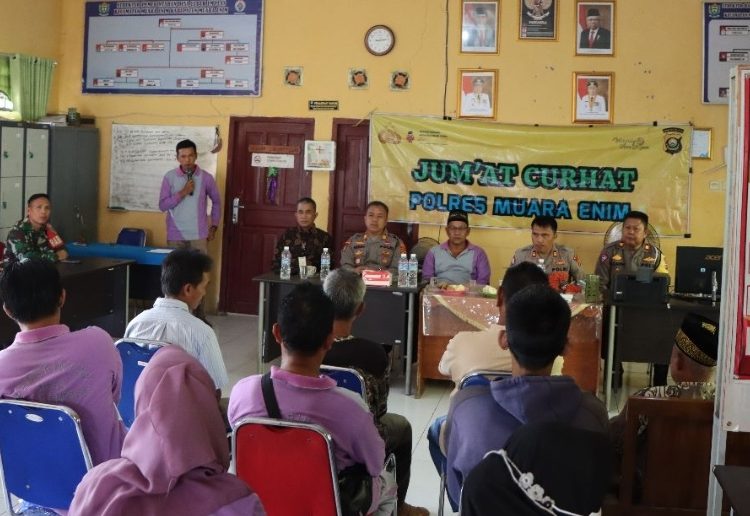 Polres Muara Enim Adakah Jum’at Curhat di Lubuk Empelas