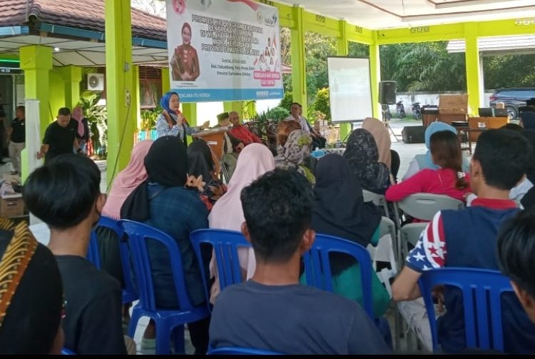 Anggota DPR RI Pantau Stunting di Gelumbang Muara Enim