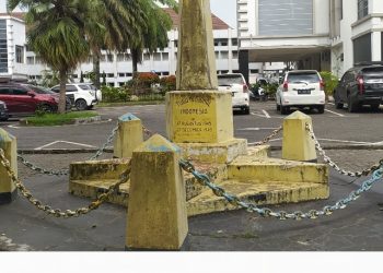 Miris Bangunan Tugu Nasional Indonesia Muara Enim Tidak Terawat