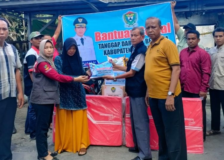 Bantuan Kebakaran Rumah Milik Warga Alai Selatan Lembak Disalurkan