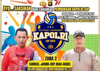 Kapolres Muara Enim: Ayo Saksikan & Ramaikan Volley Ball Kapolri Cup 2023 Zona 2 Sumsel