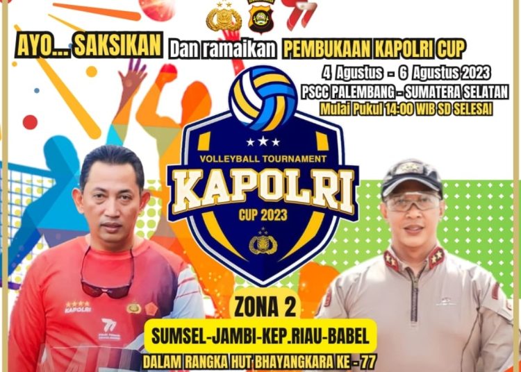 Kapolres Muara Enim: Ayo Saksikan & Ramaikan Volley Ball Kapolri Cup 2023 Zona 2 Sumsel