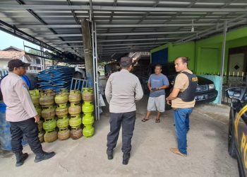 Polsek Lembak Cek Kesejumlah Pangkalan LPG 3 KG, Ini Faktanya….