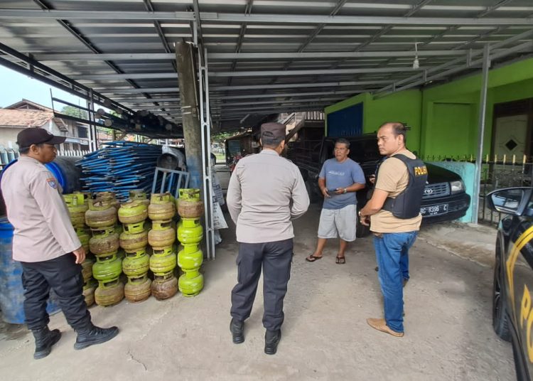 Polsek Lembak Cek Kesejumlah Pangkalan LPG 3 KG, Ini Faktanya….