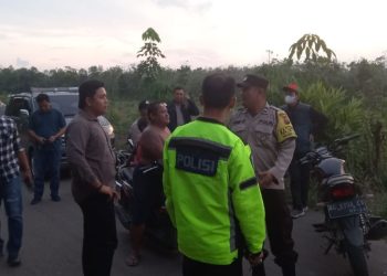 Polsek Lembak Razia & Bubarkan Balap Liar di Belida Darat