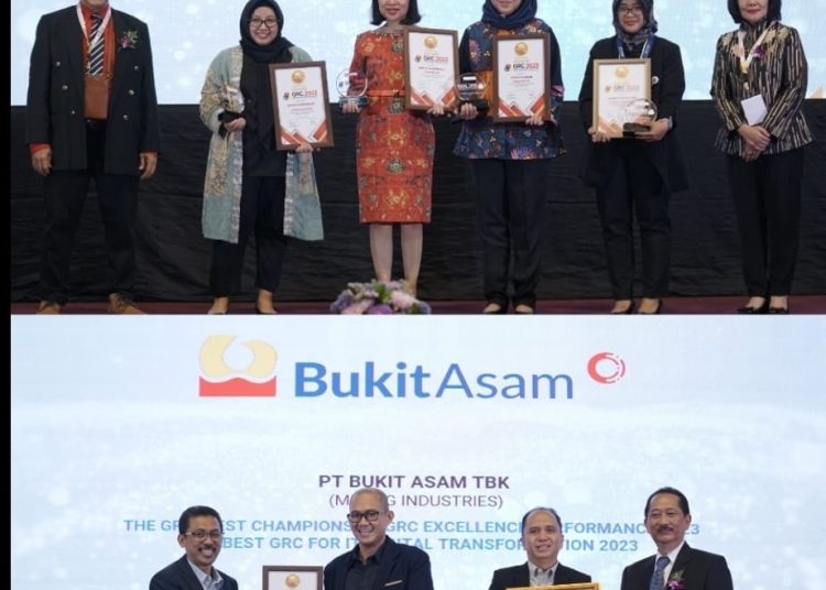 Terapkan Standar GRC Tinggi, PT Bukit Asam Borong 4 Penghargaan