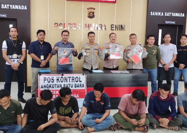 Para Pelaku Pungli Jalur Lintas Sumatera Tanjung Agung Simpang MIO Diringkus
