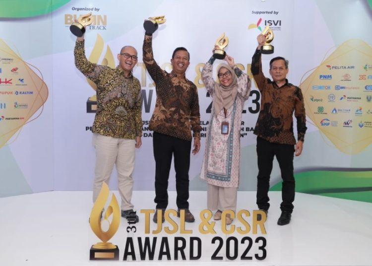PTBA Raih 4 Penghargaan di Ajang TJSL & CSR Award 2023