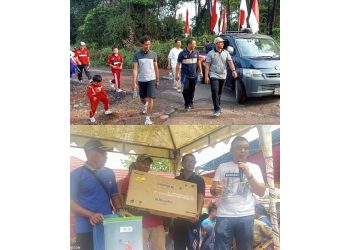 Memeriahkan HUT RI ke-78, Anggota DPRD Muara Enim Yusran Ikuti Jalan Santai di Ujanmas Baru