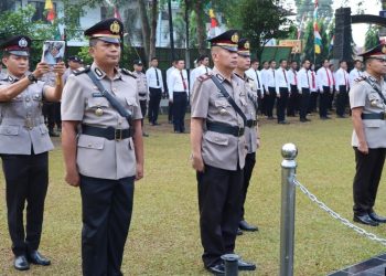 Kapolres Muara Enim Pimpin Sartijab Kabag SDM, Kasat Reskrim & Kapolsek Lembak