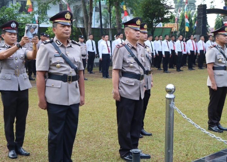 Kapolres Muara Enim Pimpin Sartijab Kabag SDM, Kasat Reskrim & Kapolsek Lembak