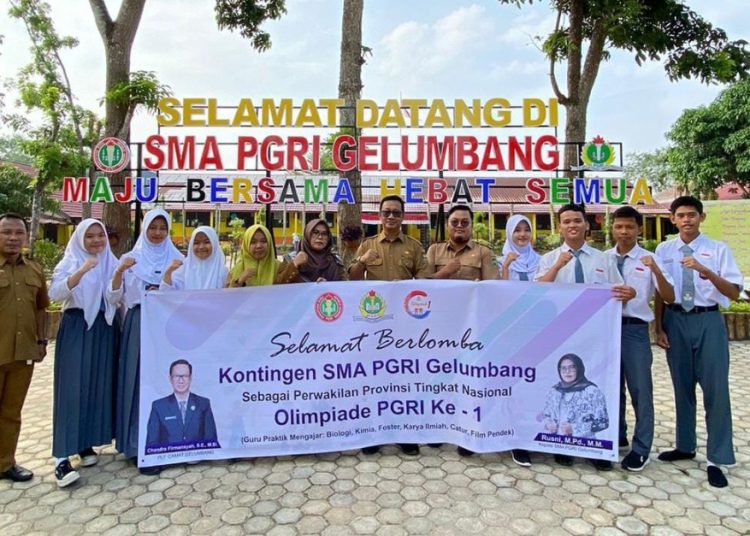 Kontingen Olimpiade PGRI Gelumbang Siap Tarung Ajang Tingkat Nasional
