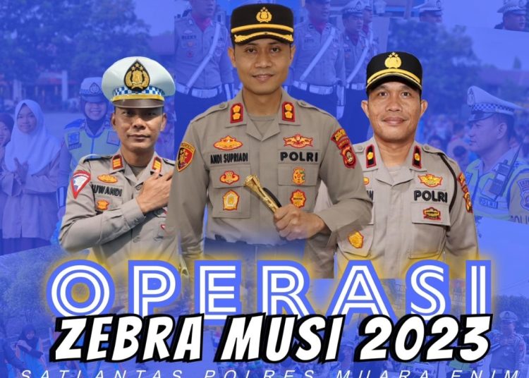 OPS Zebra Musi 2023 Kembali Diberlakukan Satlantas Polres Muara Enim, Ini Jadwalnya