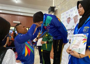 Chinta siswa SMAN 1 Muara Enim Menyumbangkan Medali Emas Untuk Kabupaten Muara Enim