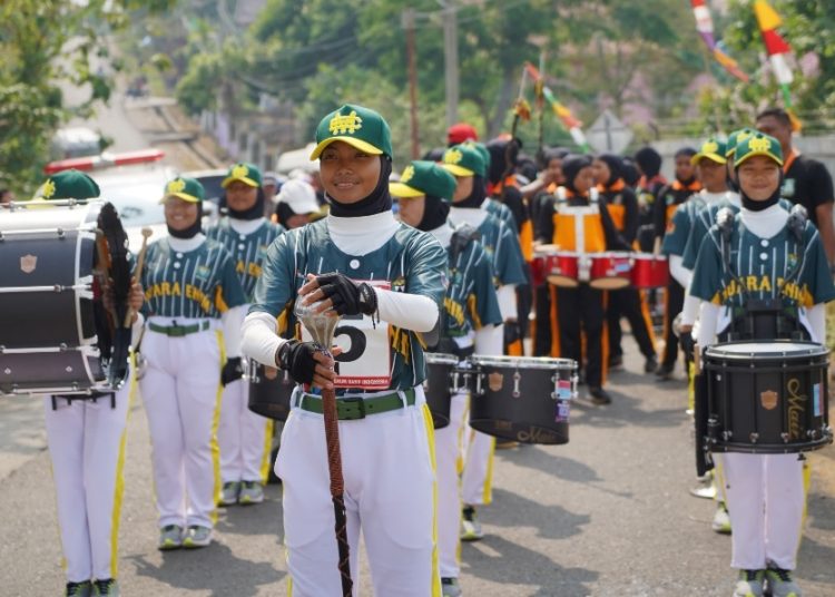 Muara Enim Juara Umum Cabor Drum Band Porprov 2023