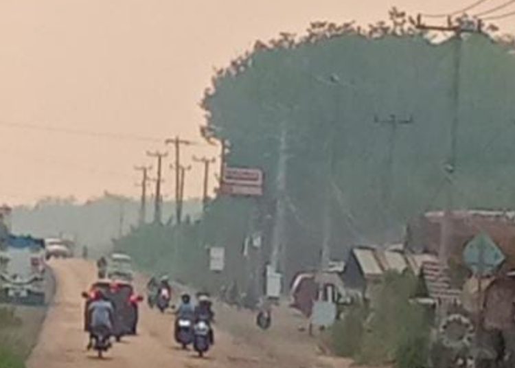 Waspada ISPA, Kabut Asap Melanda Berbagai Wilayah, Termasuk Gelumbang Raya Muara Enim
