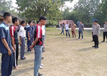 Pelajar Muara Enim Dapat Binluh Kamtibmas Terkait Genk Motor