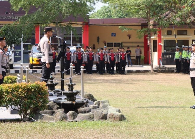 Pasukan Pengaman Pilkades Serentak Muara Enim Siap Diterjunkan
