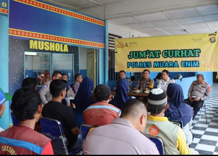 Kepala Terminal Kota Muara Enim Ikuti Jum’at Curhat