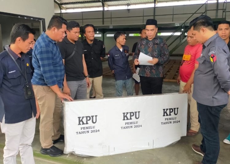 Logistik Pemilu 2024 Dimonitoring Polres Muara Enim