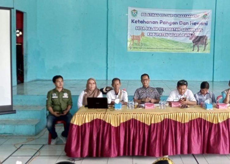 Wujudkan Ketahanan Pangan Yang Kuat, Kelompok Masyarakat di Gelumbang Diberi Pelatihan