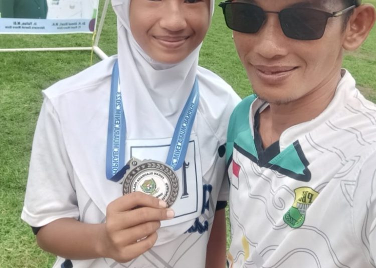 Azhila Bintang Fiora Meraih Juara 2 Lompat Jauh di Pekan Olahraga Pelajar Kabupaten Muara Enim
