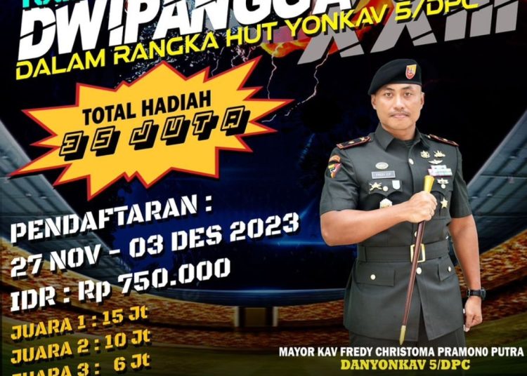 Open Turnamen Sepak Bola DWIPANGGA CUP Segera Digelar