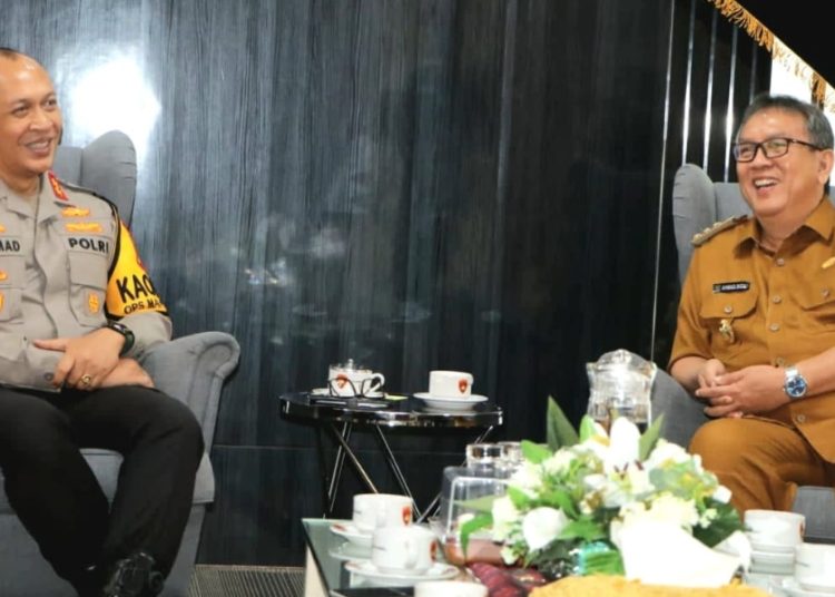 Wujud Sinergitas Pemkab.Muara Enim Salurkan Hibah Ke Polda Sumsel