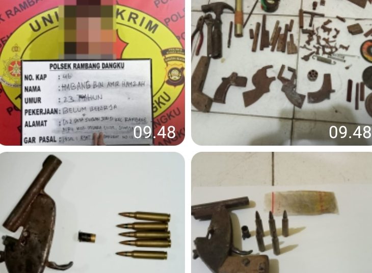Tempat Produksi Senpira Warga Suban Jeriji Rambang Niru Muara Enim Digerebek, Ini Kronologinya
