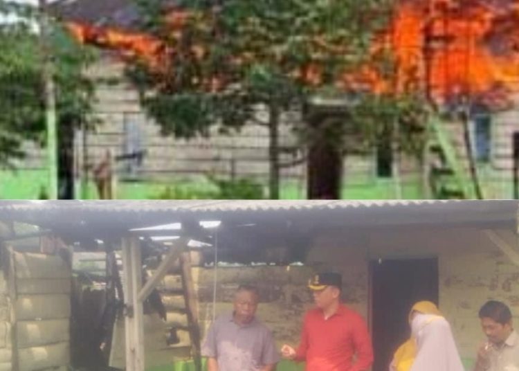 Barak Panti Asuhan di Kelurahan Tanjung Enim Terbakar, Camat Lawang Kidul : Tidak Ada Korban Jiwa
