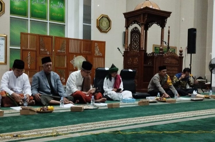 Kabag SDM Polres Muara Enim Sambut Baik Kegiatan Malam Dzikir Pergantian Tahun