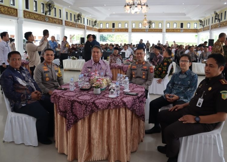 Kenal Pamit Kapolres Muara Enim Berlangsung di BASS, Pj Bupati Dukung Penegakan Hukum