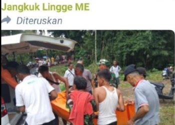 Beredar Foto Mayat Ditemukan Warga Diduga Korban Tenggelam Sungai Enim