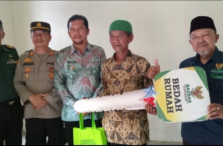 Rumah Warga Lembak Dibedah Oleh BAZNAS Muara Enim
