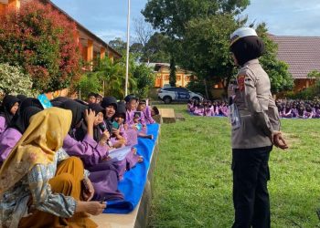 Pelajar Muara Enim Dapat Pemahaman Tentang Lalulintas