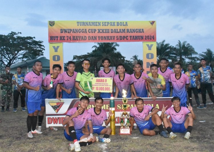 Final Turnamen Sepak Bola Dwi Pangga Cup 2024 Berlangsung Seru