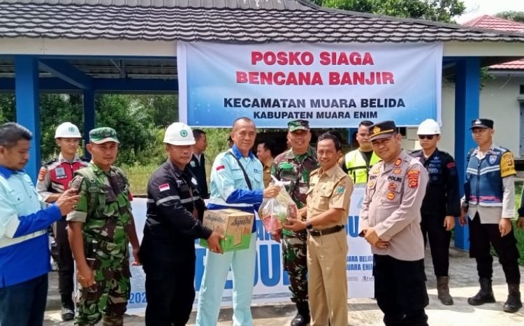 PT Dizamatra Powerindo Peduli Korban Banjir Muara Belida