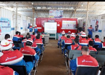 Pertamina ZONA 4 Prabumulih FIELD Berhasil Tingkatkan Produksi Gas, di Desa Lecah Kecamatan Lubai Ulu, Kabupaten Muara Enim