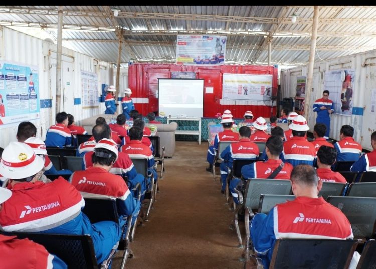 Pertamina ZONA 4 Prabumulih FIELD Berhasil Tingkatkan Produksi Gas, di Desa Lecah Kecamatan Lubai Ulu, Kabupaten Muara Enim