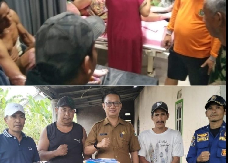 Peristiwa Kebakaran, Plt. Camat Gelumbang Terjun Jinakkan Api & Evakuasi Korban Serta Salurkan Bantuan