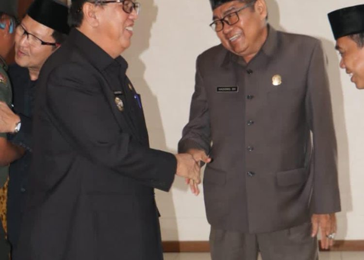 Pj.Bupati Muara Enim Jelaskan Nota Keuangan Ranperda di Paripurna I DPRD