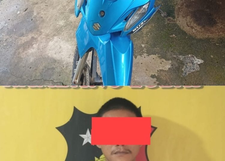 Maling Motor Suzuki Smash TSK Anuar Hadi Diringkus Team Elang Lubai