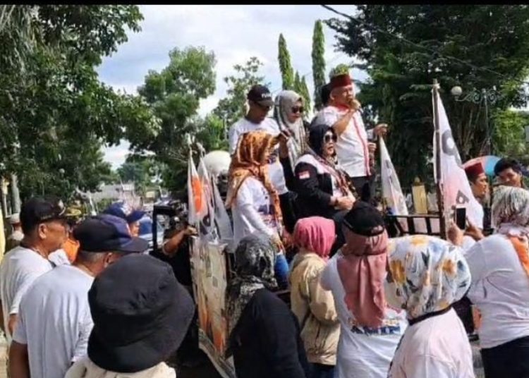 “Inginkan Perubahan”Relawan Anies -Amin Padati Jalan Kota Prabumulih
